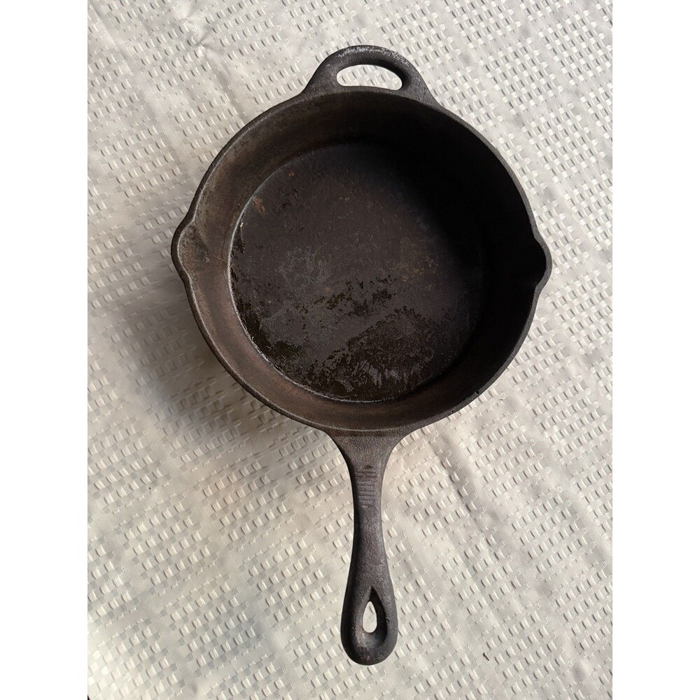 Cast Iron Pan 10” with Handle and Auxiliary Handle – Used